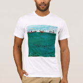 School of Fish Onder Lines van Thornton Utz T-shirt (Voorkant)