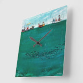 School of Fish Onder Lines van Thornton Utz Vierkante Klok (Hoek)