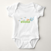 School of Fish Organic Planet Kind Shirten Romper (Voorkant)