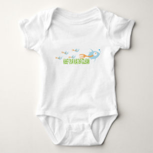 School of Fish Organic Planet Kind Shirten Romper