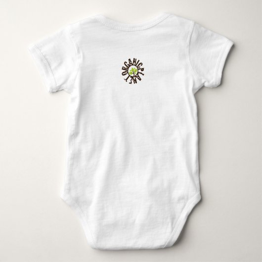 School of Fish Organic Planet Kind Shirten Romper (Achterkant)