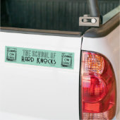 School of Hard Knocks - Een MisterP-Sticker Bumpersticker (Op Truck)