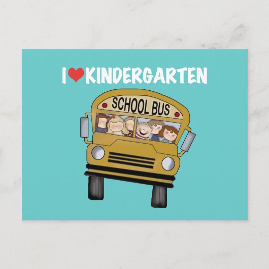 School of Love Kindergarten Briefkaart (Voorkant)