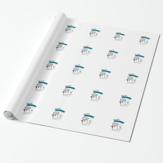 School of Medicine Cadeaupapier (Uitgerold)