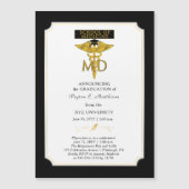 School of Medicine Doctor | Afstuderen I voor arts Magnetische Uitnodiging (Voorkant)