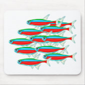 School of Neon Tetras Muismat (Voorkant)