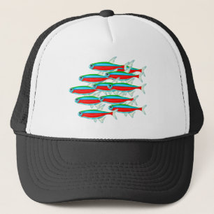 School of Neon Tetras Trucker Pet