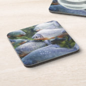 School of Piranhas (Pygocentrus nattereri) Drankjes Onderzetter (Linkerzijde)