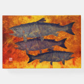 School of Salmon - gastenboek (Achterkant)