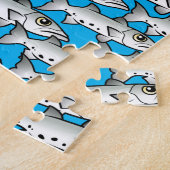 School of Scubadorable Great Barracuda Legpuzzel (Zijkant)