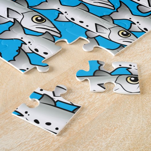 School of Scubadorable Great Barracuda Legpuzzel (Zijkant)