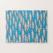 School of Scubadorable Great Barracuda Legpuzzel (Horizontaal)