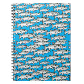 School of Scubadorable Great Barracuda Notitieboek (Voorkant)