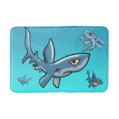 School of Sharks Bath Mat (Voorkant)