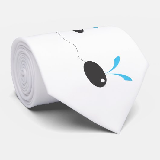 School of Sperm Whales Stropdas (Opgerold)