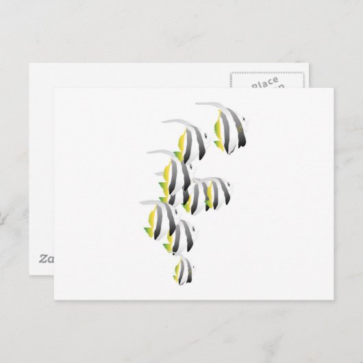 School of Tropical Fish Briefkaart (Voorkant / Achterkant)