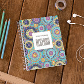 School onderwerp gepersonaliseerde kleurrijke Blau Notitieboek