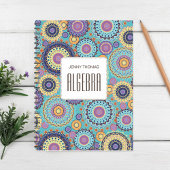 School onderwerp gepersonaliseerde kleurrijke Blau Notitieboek