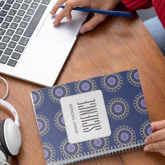 School Onderwerp Student Naam Gepersonaliseerd Notitieboek