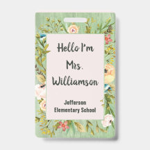 School Onderwijs Lesgeven Docent Elegante Bloemen