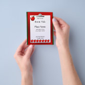School Onderwijzer Appel Klein Evenement Flyer (Hand)
