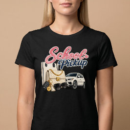 School Ophaling Busy Moeder Levensstijl T-shirt