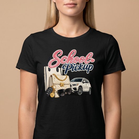 School Ophaling Busy Moeder Levensstijl T-shirt