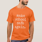 "School opnieuw veilig maken" - Pro Pistool Contro T-shirt (Voorkant)