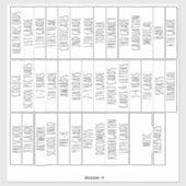 School Organization , School Memory Sticker (Vel)