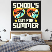 School Out For Summer Canvas Afdruk (Insitu (Slaapkamer))