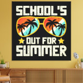 School Out For Summer Canvas Afdruk (Insitu (Woonkamer))