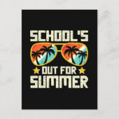 School Out For Summer Feestdagenkaart (Voorkant)