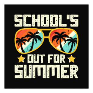 School Out For Summer Foto Afdruk