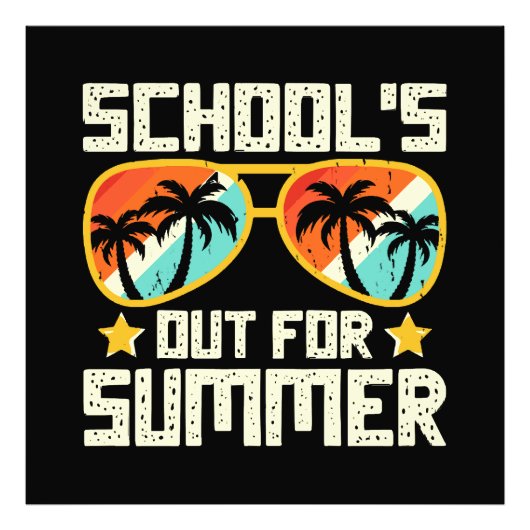 School Out For Summer Foto Afdruk (Voorkant)