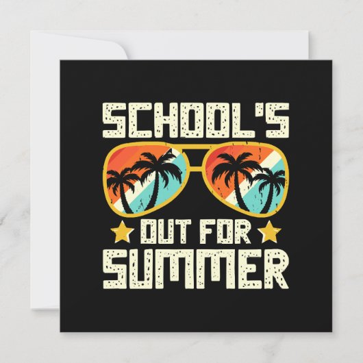 School Out For Summer Kaart (Voorkant)