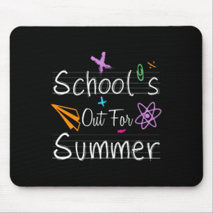 School Out Zomer Gelukkig Laatste Dag School Lerar Muismat