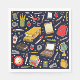 School Party Teacher Napkins Servet
