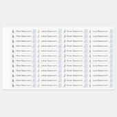 School Peter Rabbit Rectangle Waterproof Label  (Vel)