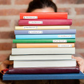 School Peter Rabbit Rectangle Waterproof Label 