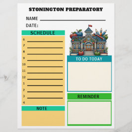 School Planning Stationery Briefhoofd