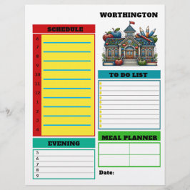 School Planning Stationery Briefhoofd