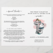 School Play of Theater Playbill / Program Flyer (Voorkant)