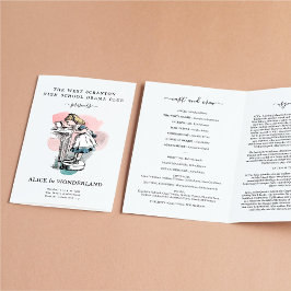 School Play of Theater Playbill / Program Flyer