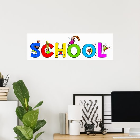 School Poster (Thuiskantoor)