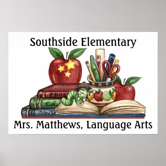 School Poster - Behandel je hoofd! (Voorkant)