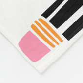 School potlood hand getekende illustratie fleece deken (Hoek)