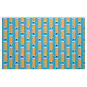School Potlood Patroon Leraar Blauwe Stof (Fat Quarter)