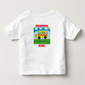 School Preschool Rebel Cute Fun Kinder Shirts (Achterkant)