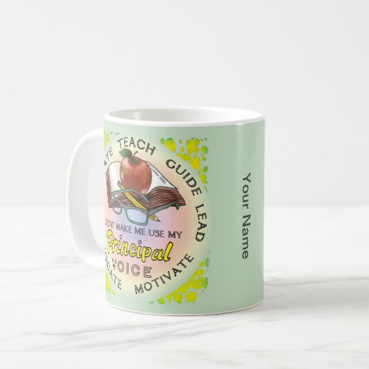 School Principal Voice mok (Voorkant links)