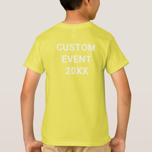 School productie koor ensemble Show matching T-shirt (Achterkant)